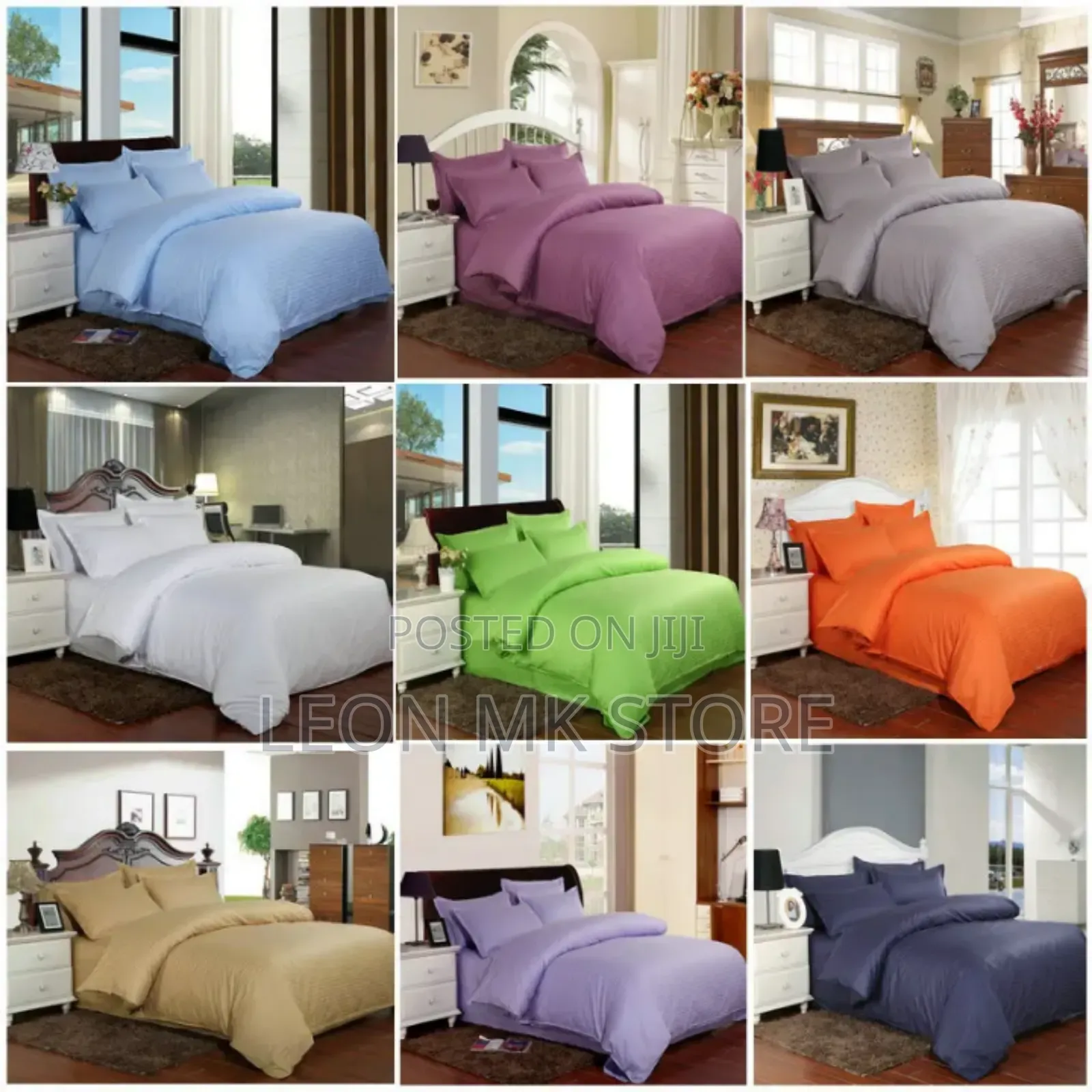 4pcs Plain Color Comforters