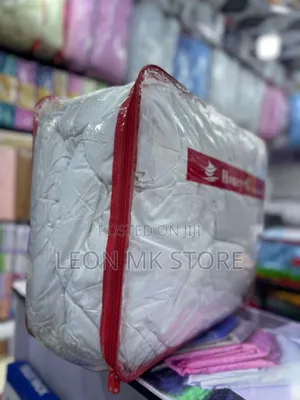 White Stripe Plain Duvets