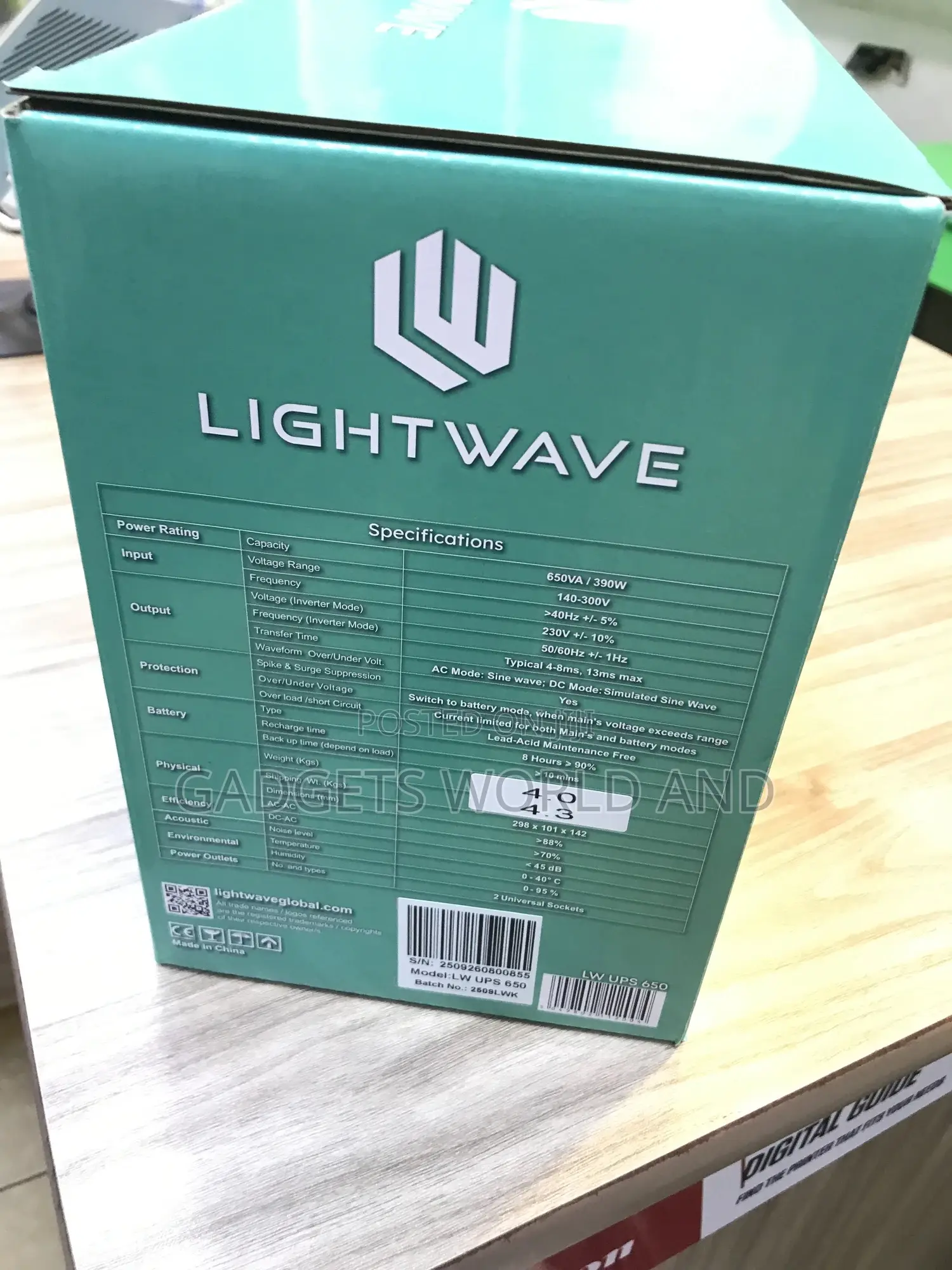 Original Universal Power Supply(Ups)