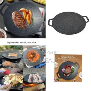 Heavy-Duty Non-Stick Oval Griddle / Baking Plate With Handles