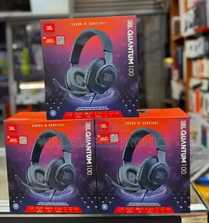 JBL Quantum 100 Wired Over Ear Gaming Headphones