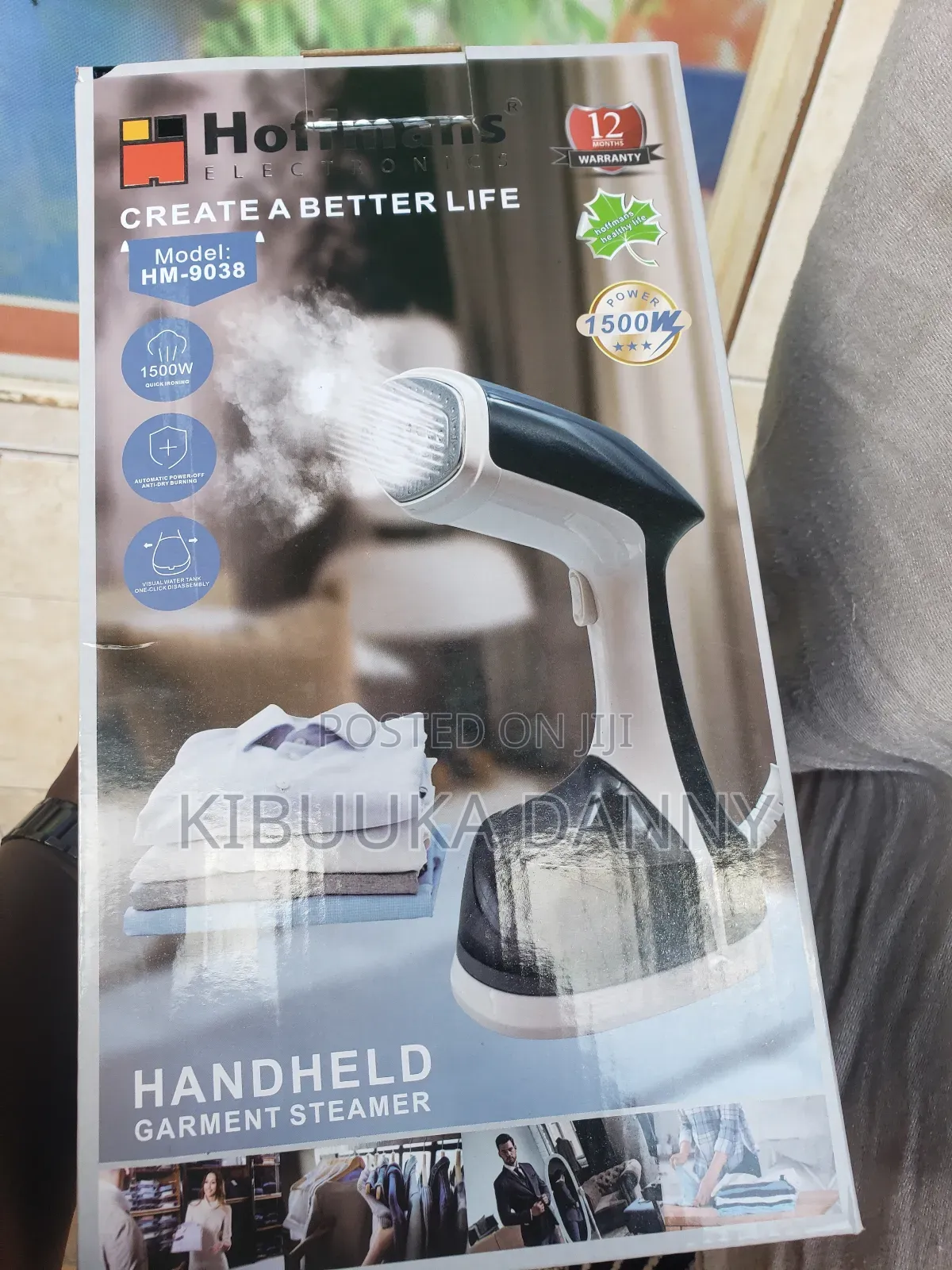 Hoffmans Garment Steamer 1500w