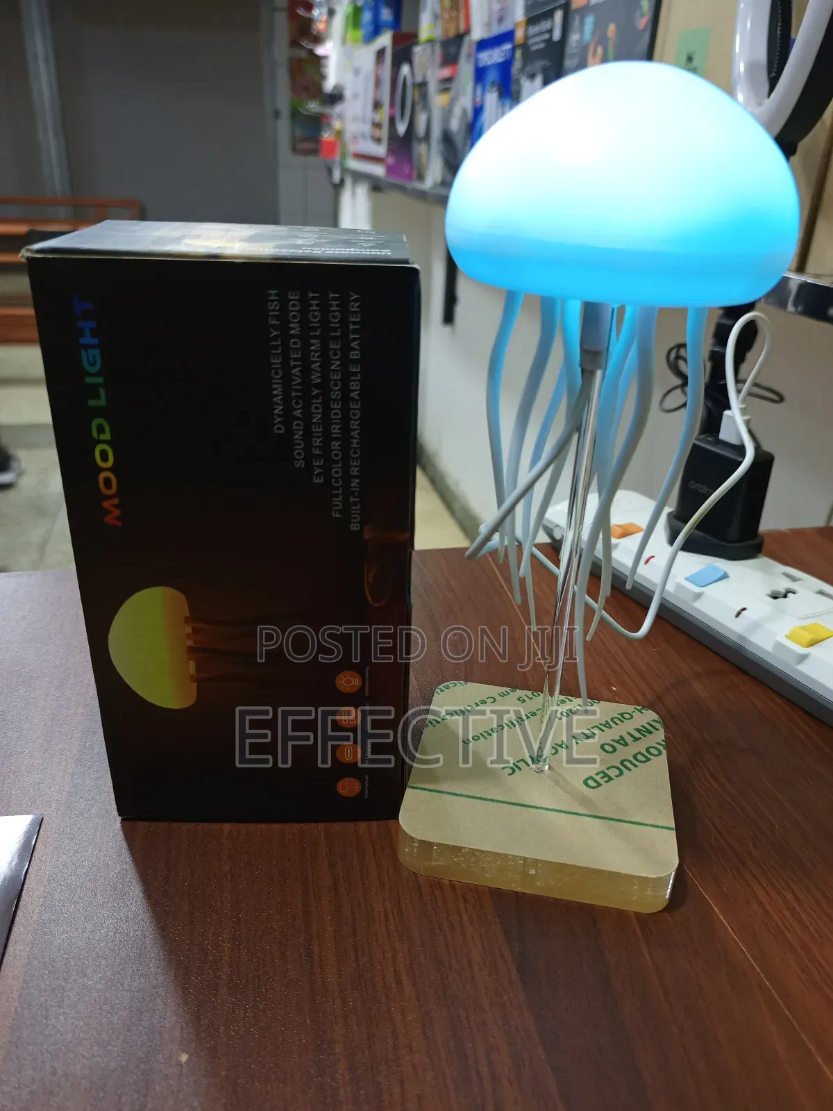 Multi-Colour Jellyfish Table Lamp.