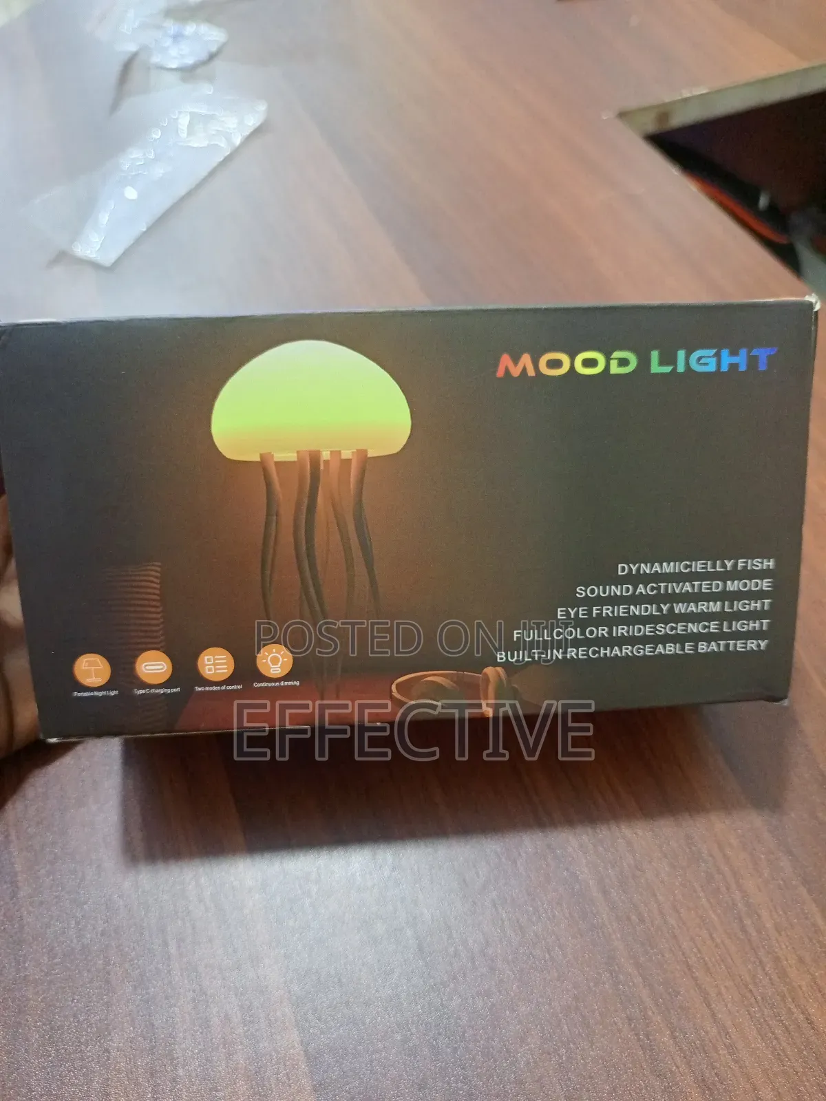 Multi-Colour Jellyfish Table Lamp.