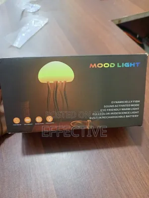 Multi-Colour Jellyfish Table Lamp.