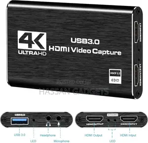 Hdmi Video Capture Card, 1080p 60fps, Hdmi To Usb 3.0 Capture Card