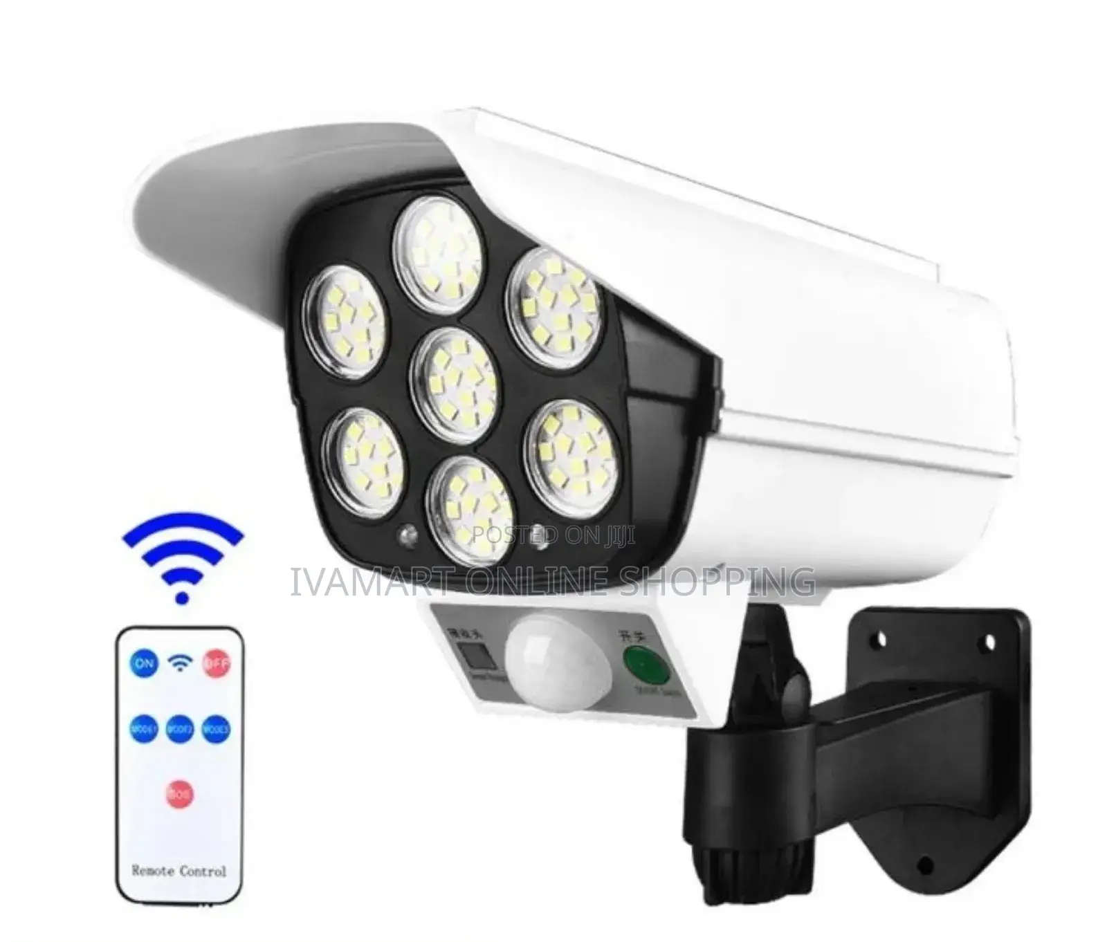 Solar Monitoring Lamp - Security Lamp