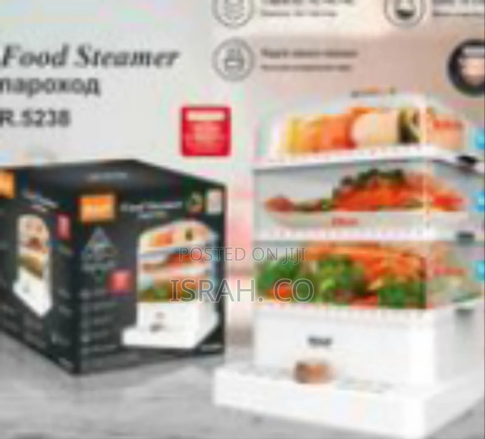 Raf Multifunctional Electric 3 Layer Food Steamer