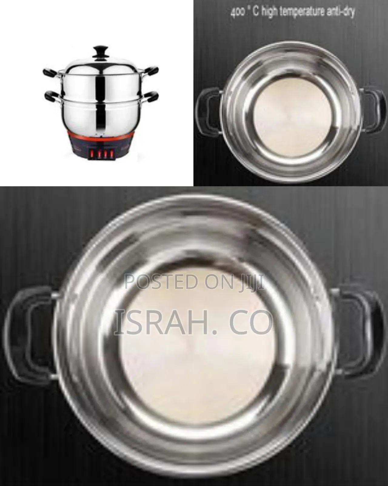 2-Tier Electric Food Steamer -