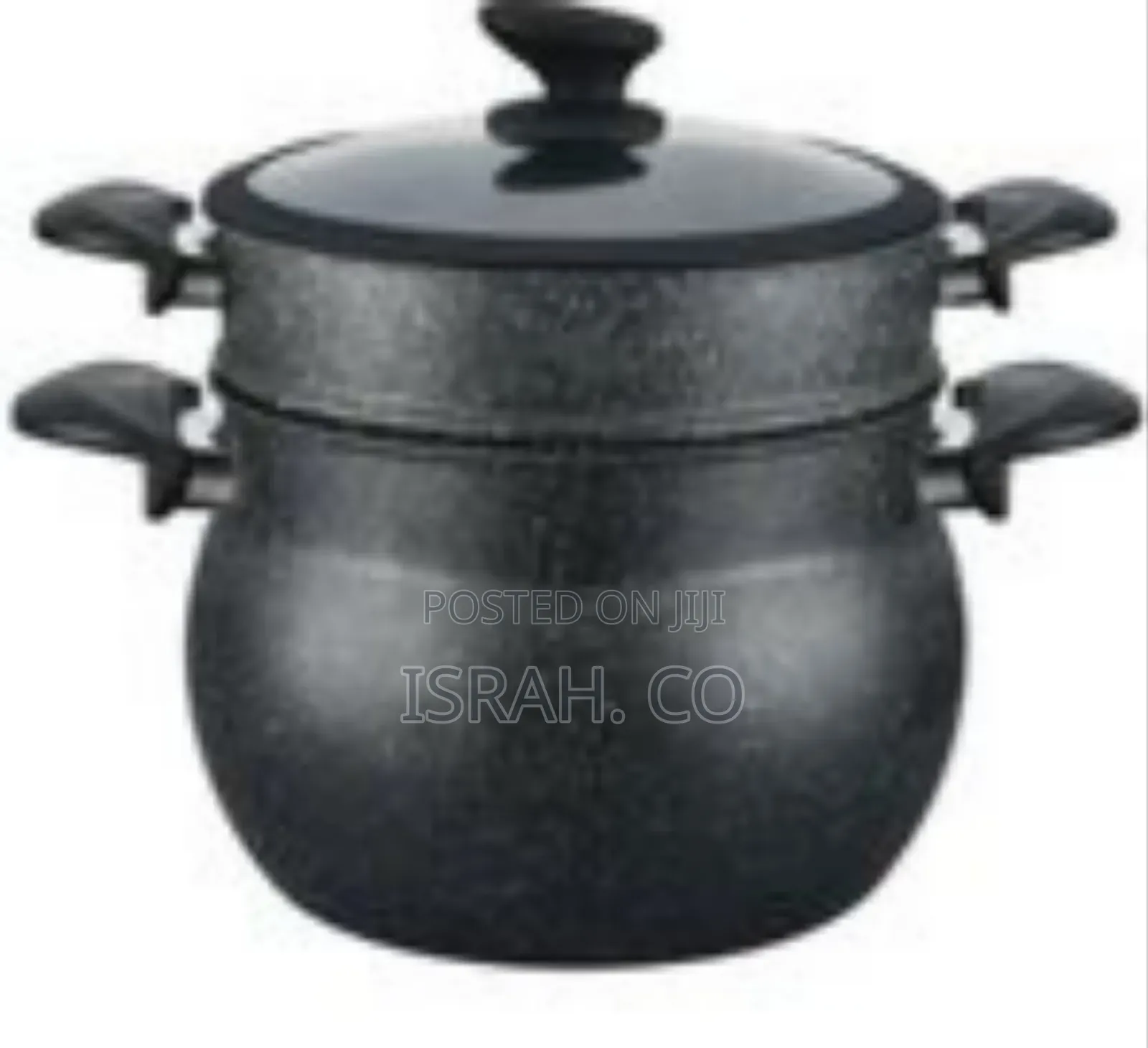 Non-stick 2-tier Steamer Pot With Glass Lid, 8l
