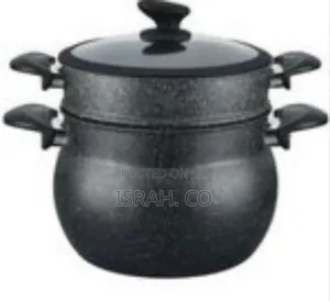 Non-stick 2-tier Steamer Pot With Glass Lid, 8l
