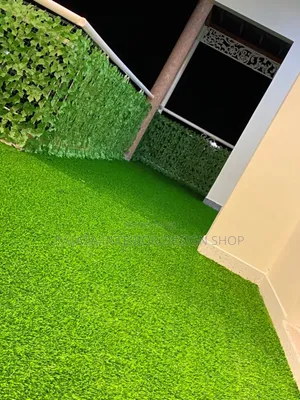 Balcony Flowers and Grass Carpet