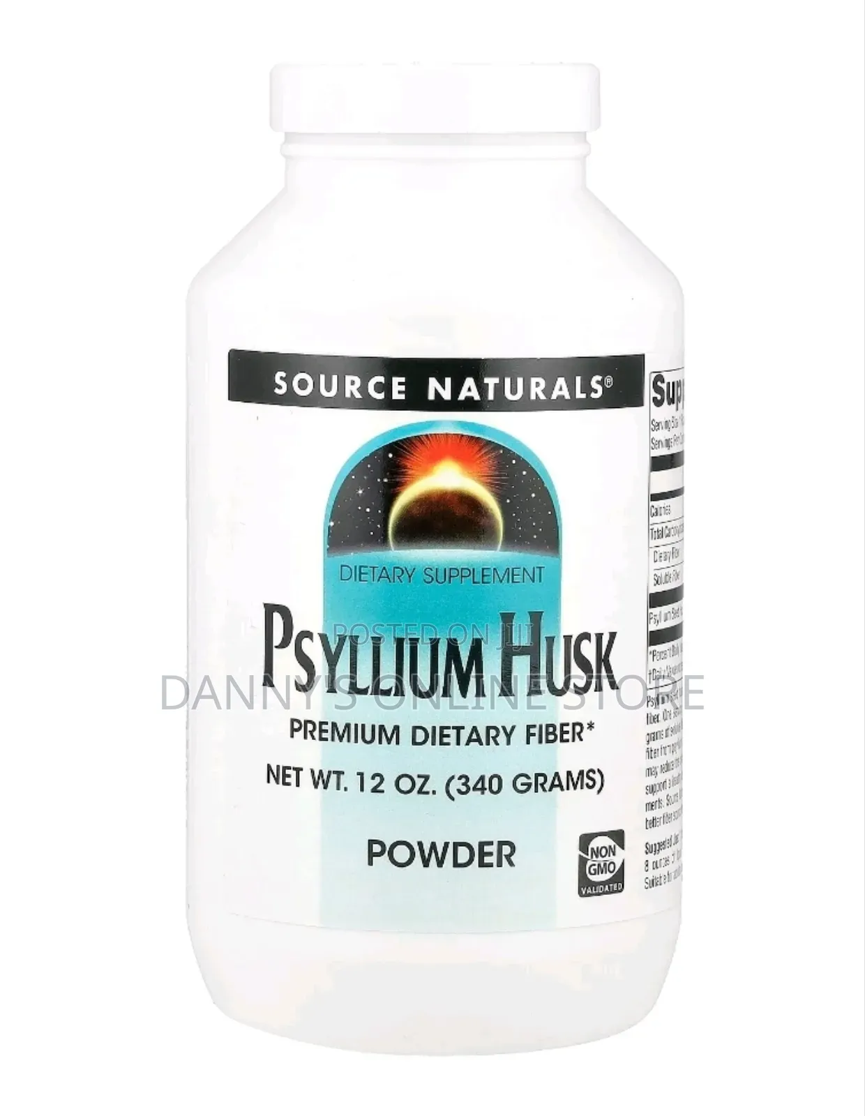 Psyllium Husk Powder, 340g