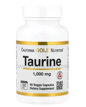 California Gold, Taurine, 1000mg, 60 Veg Capsules