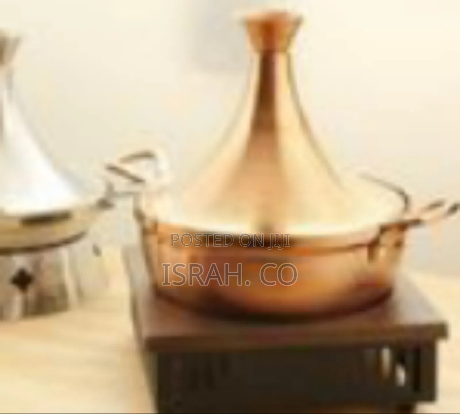 Elegant Metal Tagine Serving Set