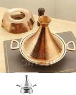 Elegant Metal Tagine Serving Set