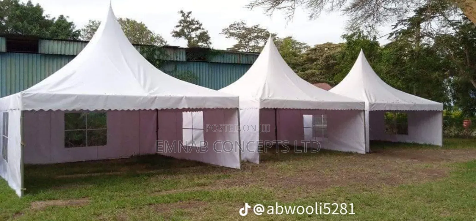 Fifty Seater Tent With Three Cover's in Good Material