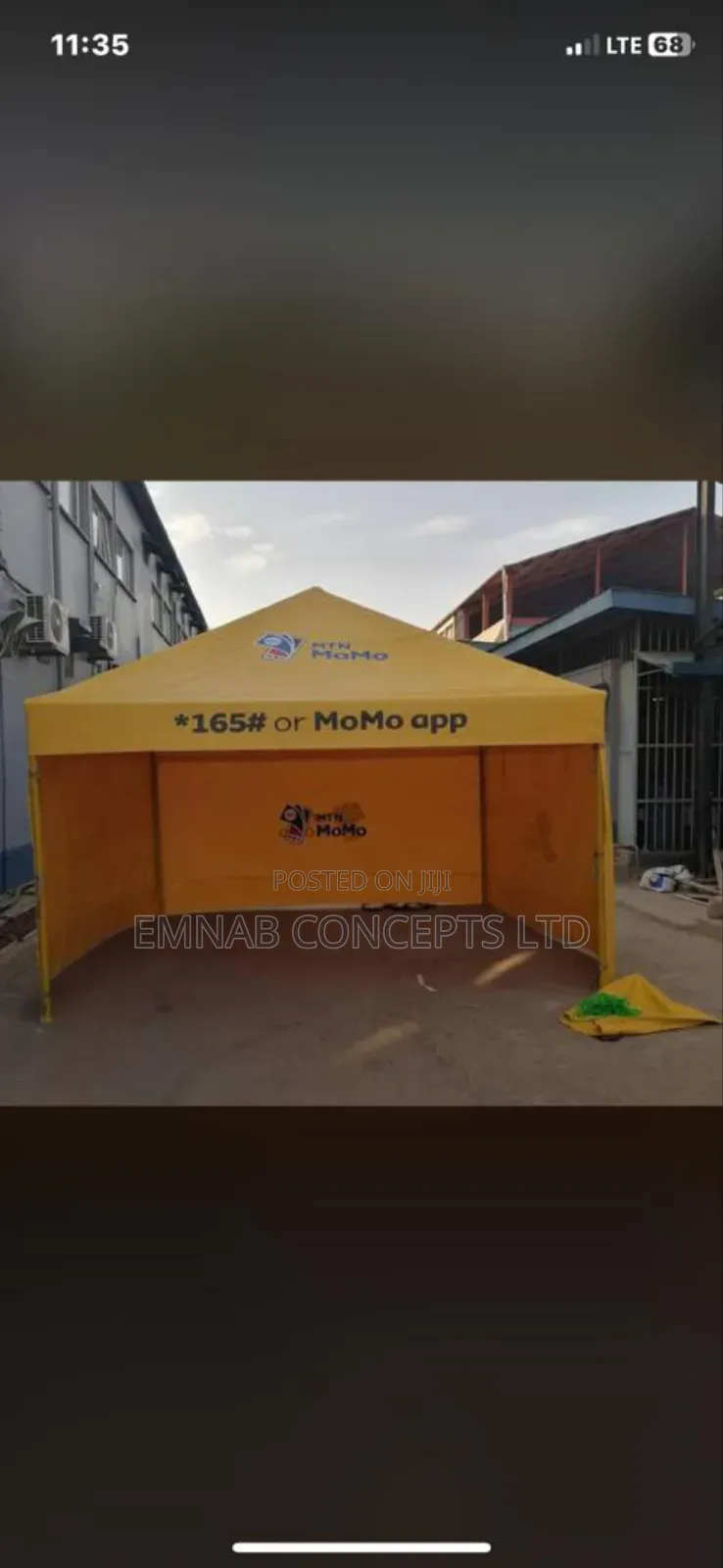 Fifty Seater Tent With Three Cover's in Good Material