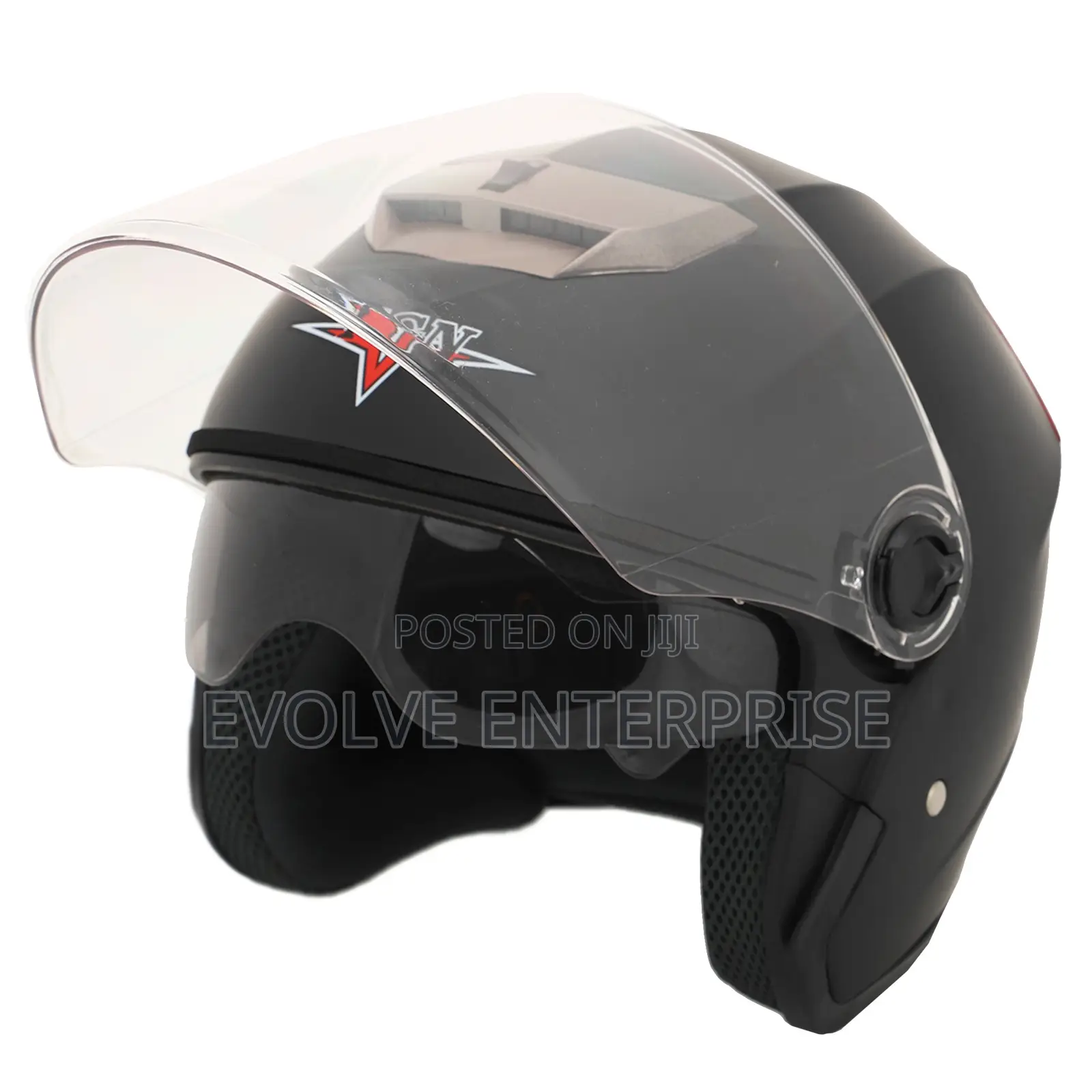 Open Face Motorcycle Helmet