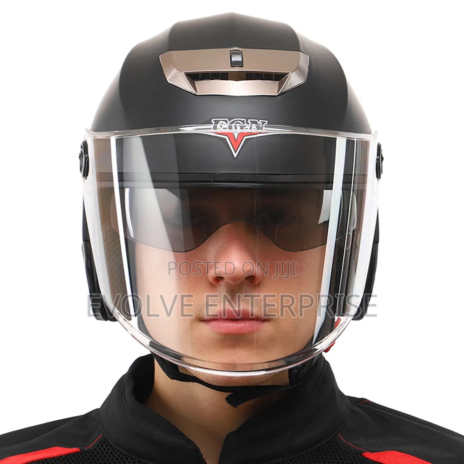 Open Face Motorcycle Helmet