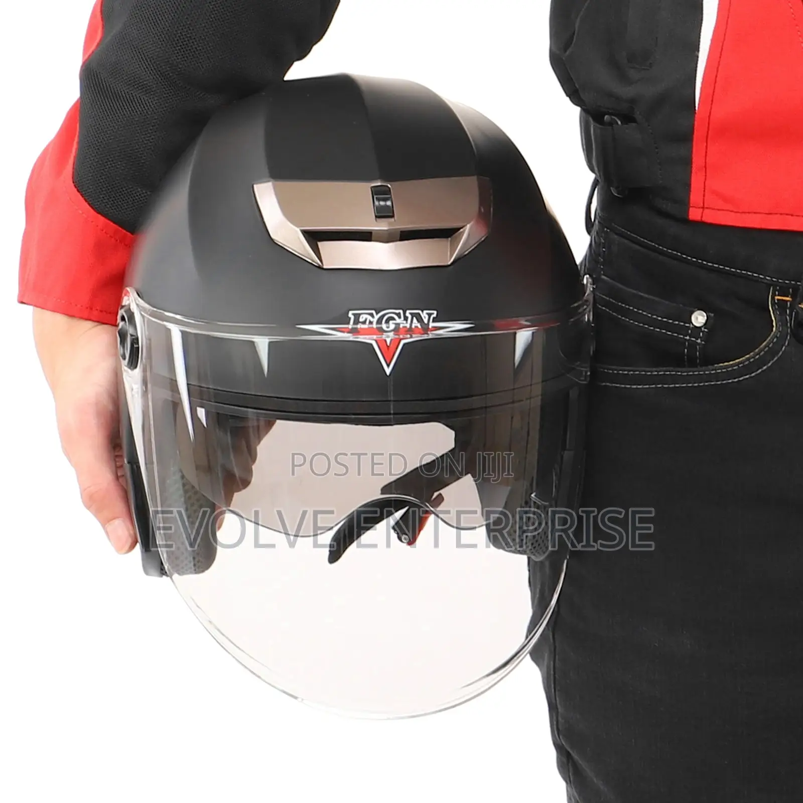 Open Face Motorcycle Helmet
