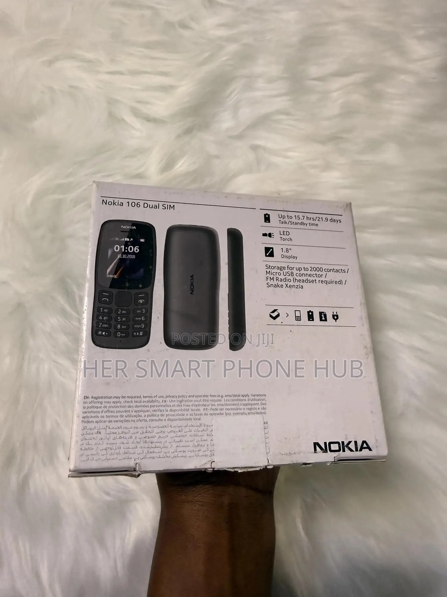 New Nokia 106 Black