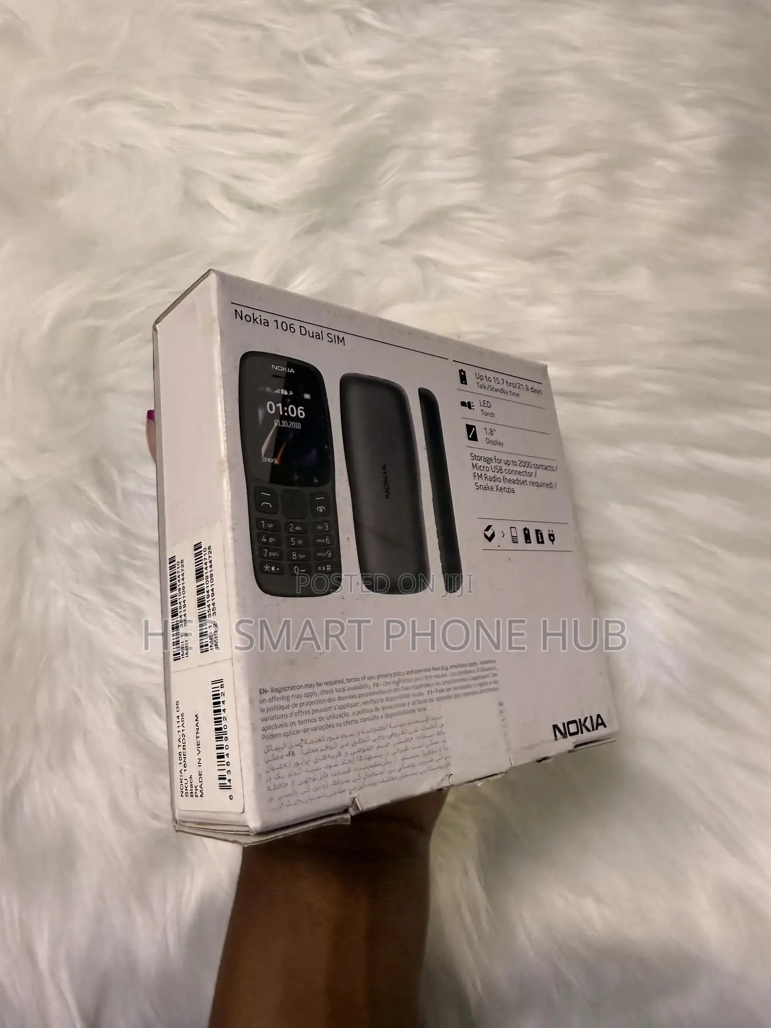 New Nokia 106 Black