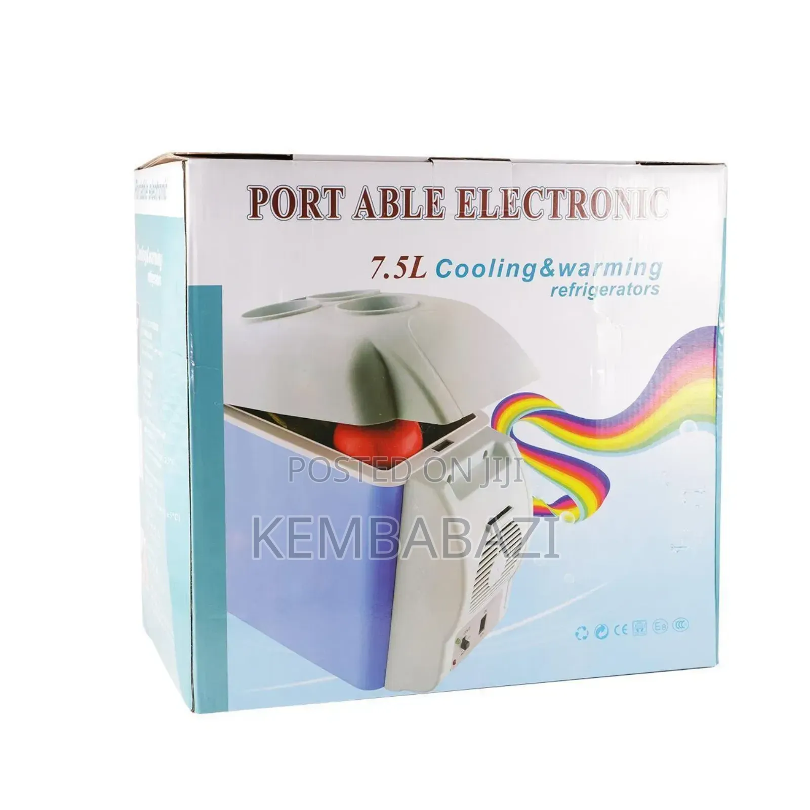 Portable 7.5l Electronic Cooling and Warming Refrigerator.
