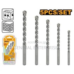 Ingco 5-Piece Masonry Drill Bit Set