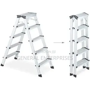 Double Sided Foldable Ladder 5 Stepper