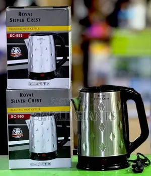 Royal Silver Crest Electric Heat Kettle, Model Sc-993.