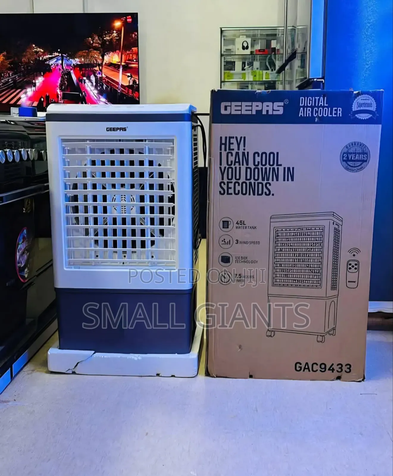 Geepas Gac9433 Digital Air Cooler.