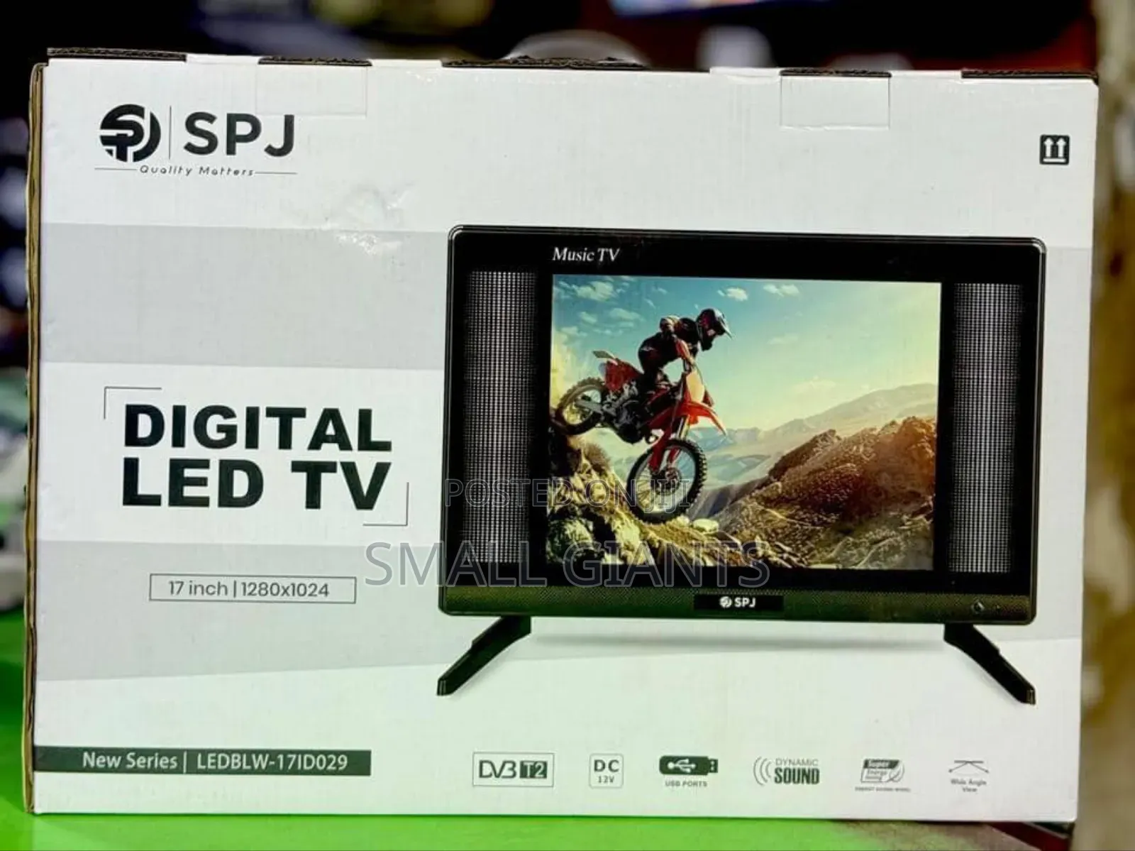 Spj 17-inch Digital Led Tv (Model Ledblw-17id029