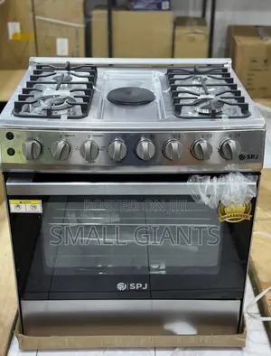 SPJ 80x60cm Premium Cooker With 4 Gas Burners and 1 Electric Plate