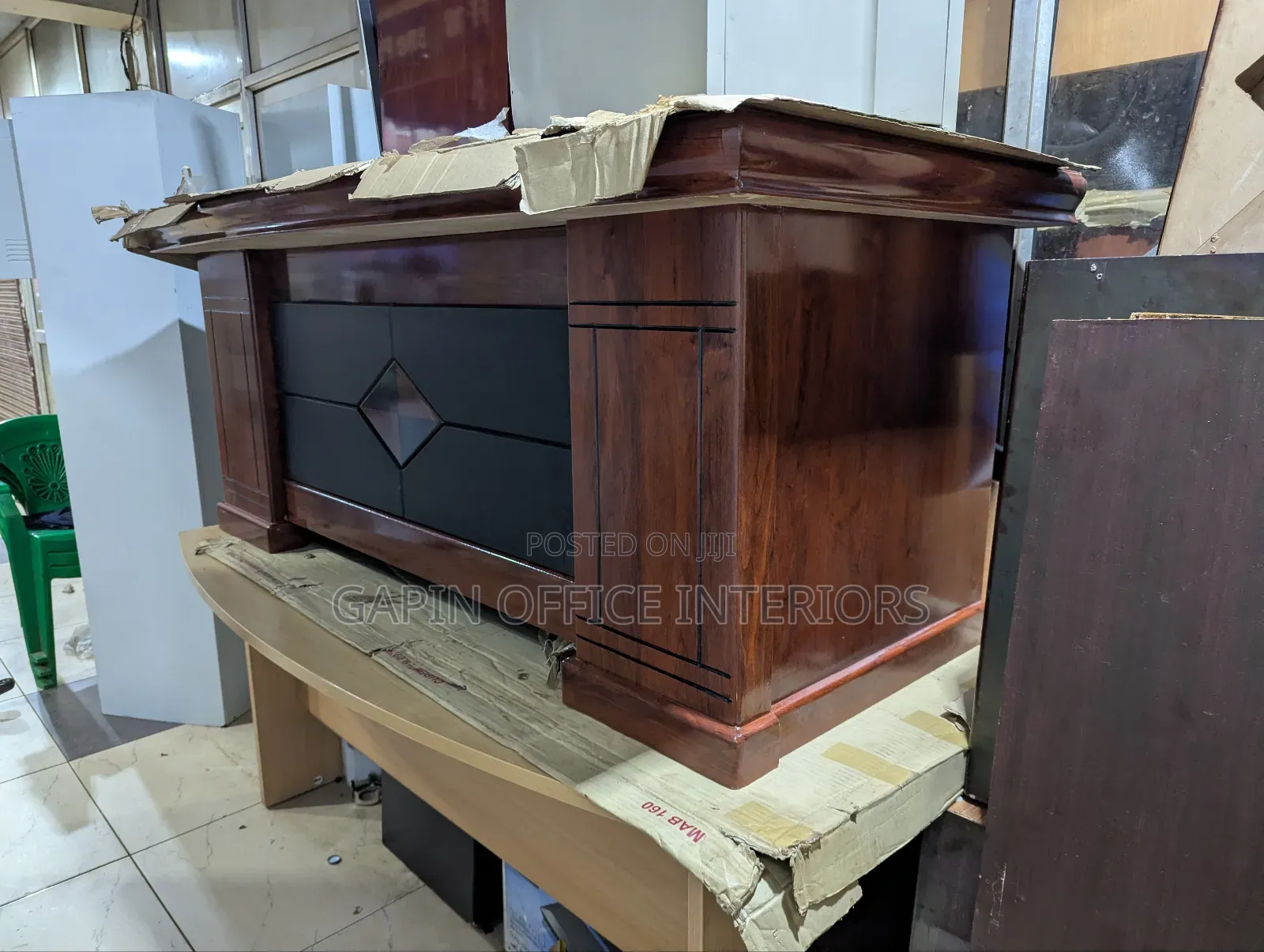 Executive Office Desk, Full Set
