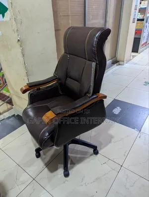 Coffee Brown Executive Office Chair, Adjustable