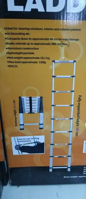 Aluminium Ladder 3.8m