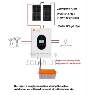 Ivem-1012, 1kva Hybrid Inverter Felicity Solar