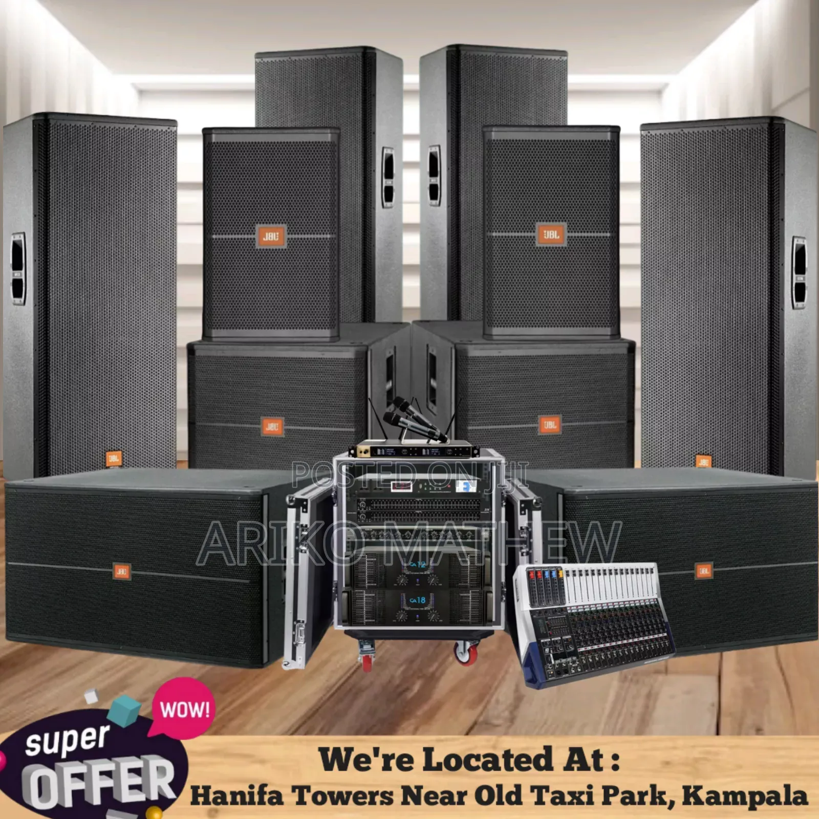 Customize Your Proffesional Pa System Set-Up Package for Every Event