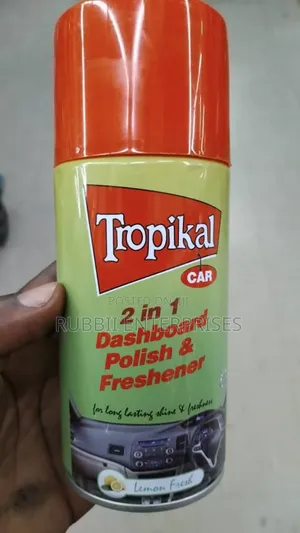2 in 1 Dashboard Polish and Freshner ~ Lemon(230ml)