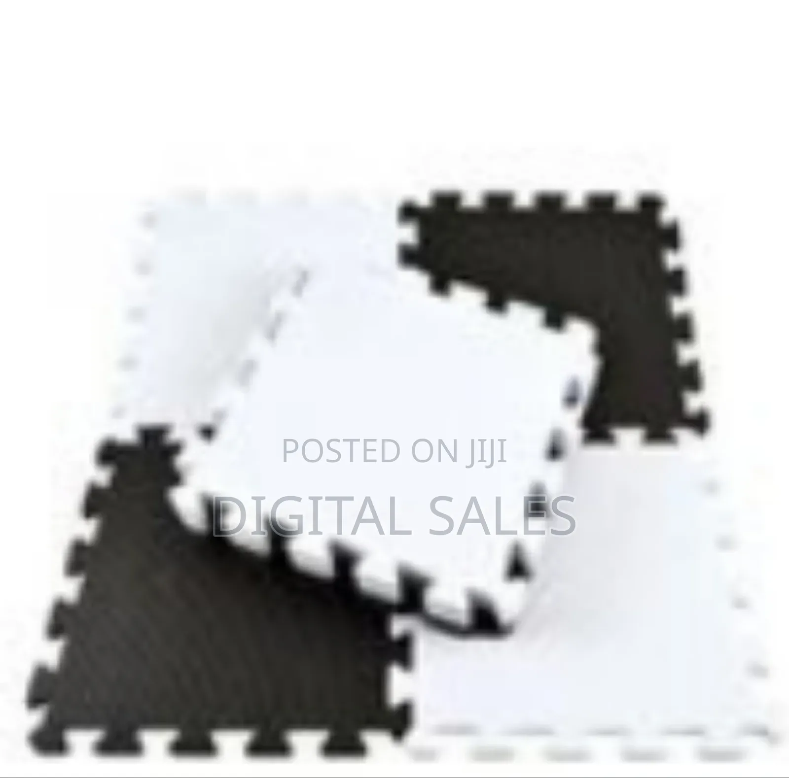 Interlocking Foam Puzzle Floor Mats (Two-Tone Design)