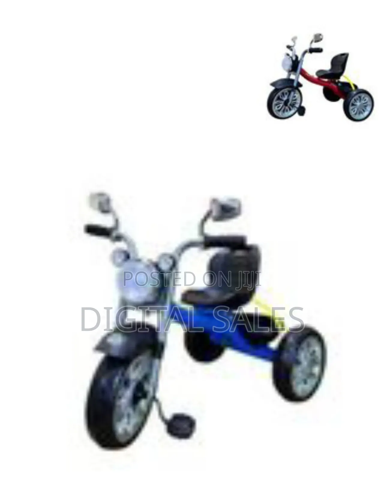 Children's Tricycle With A Parent Push Handle