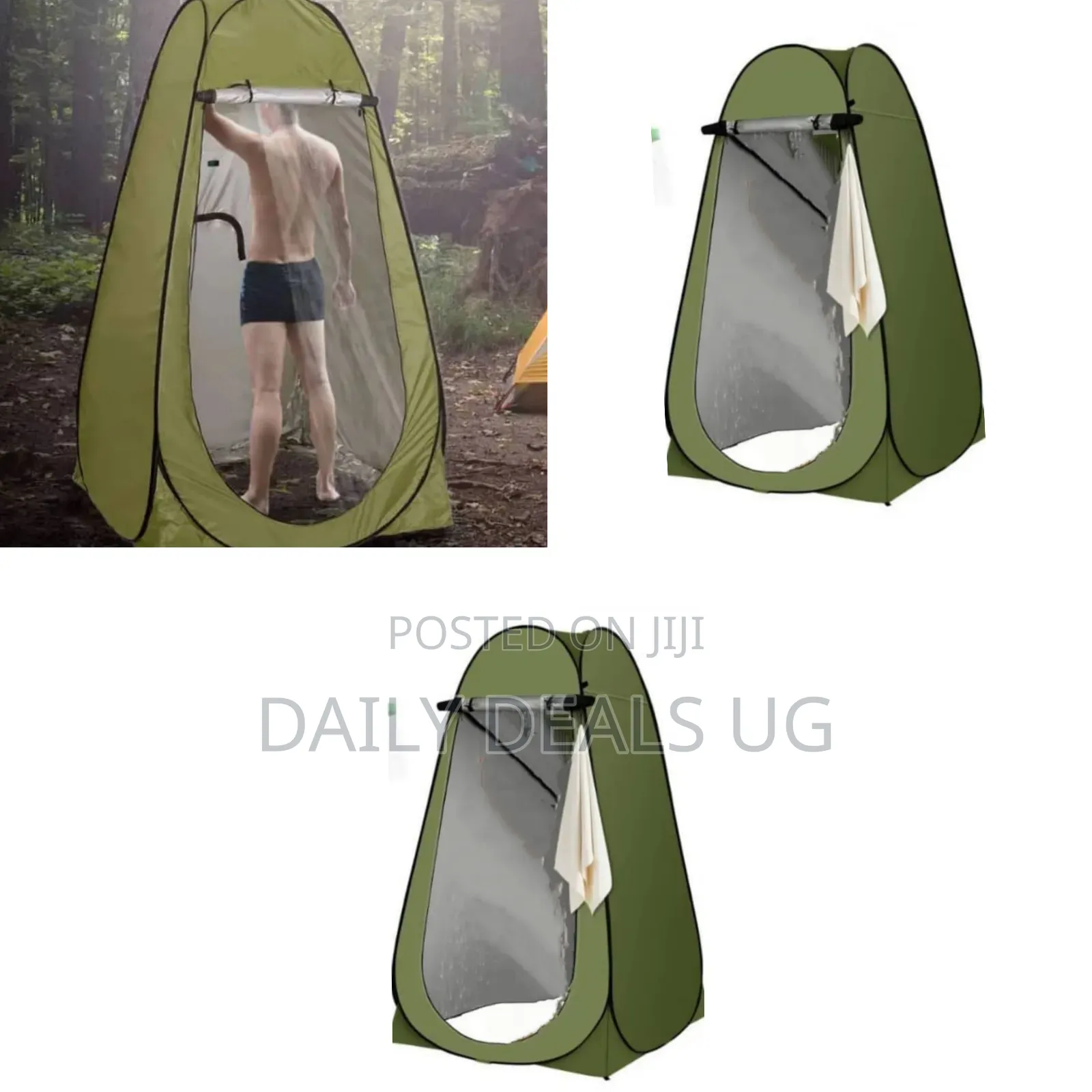 A Portable Pop-Up Privacy Tent