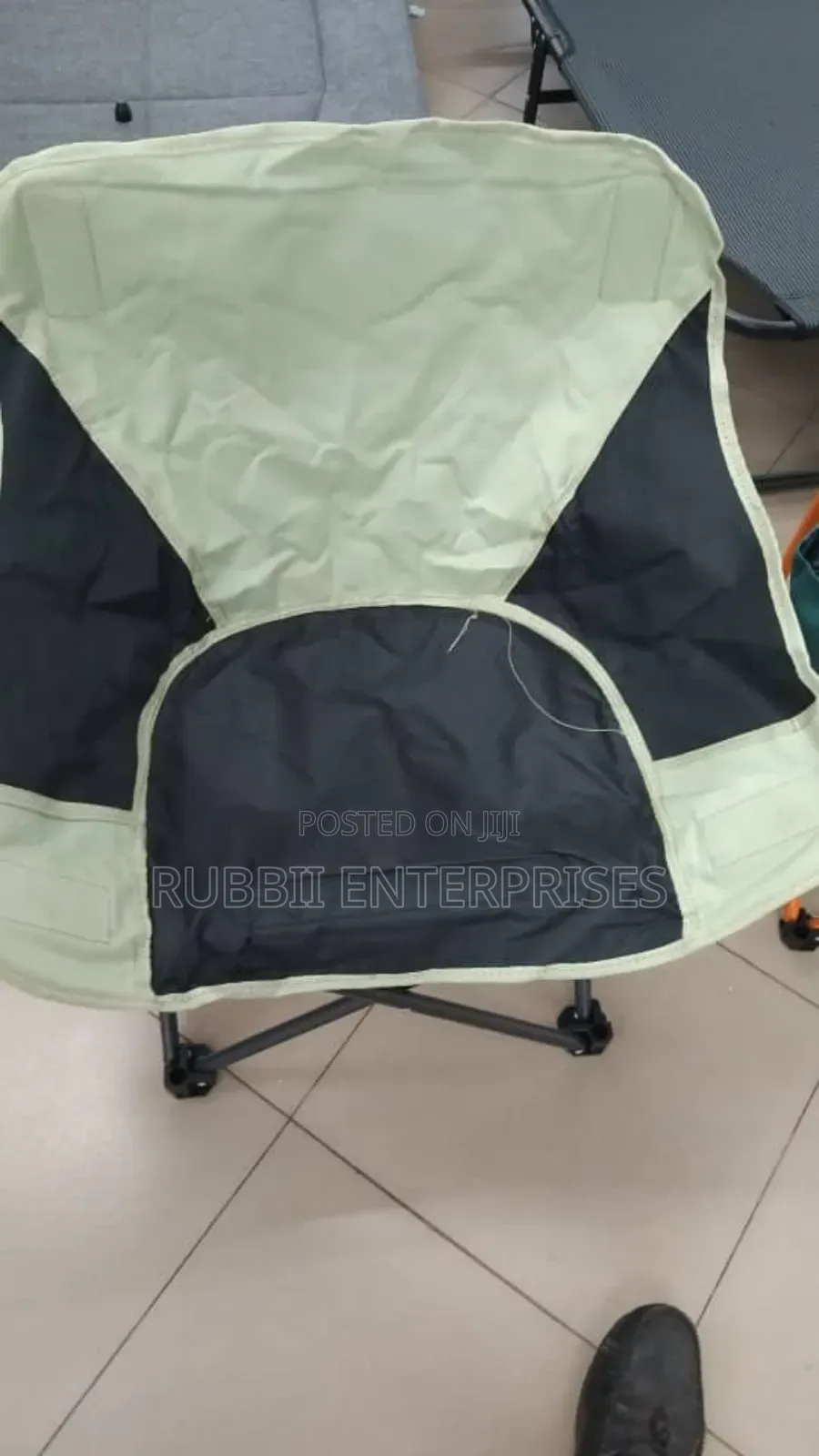 Camping Chair ~ Lemon Green