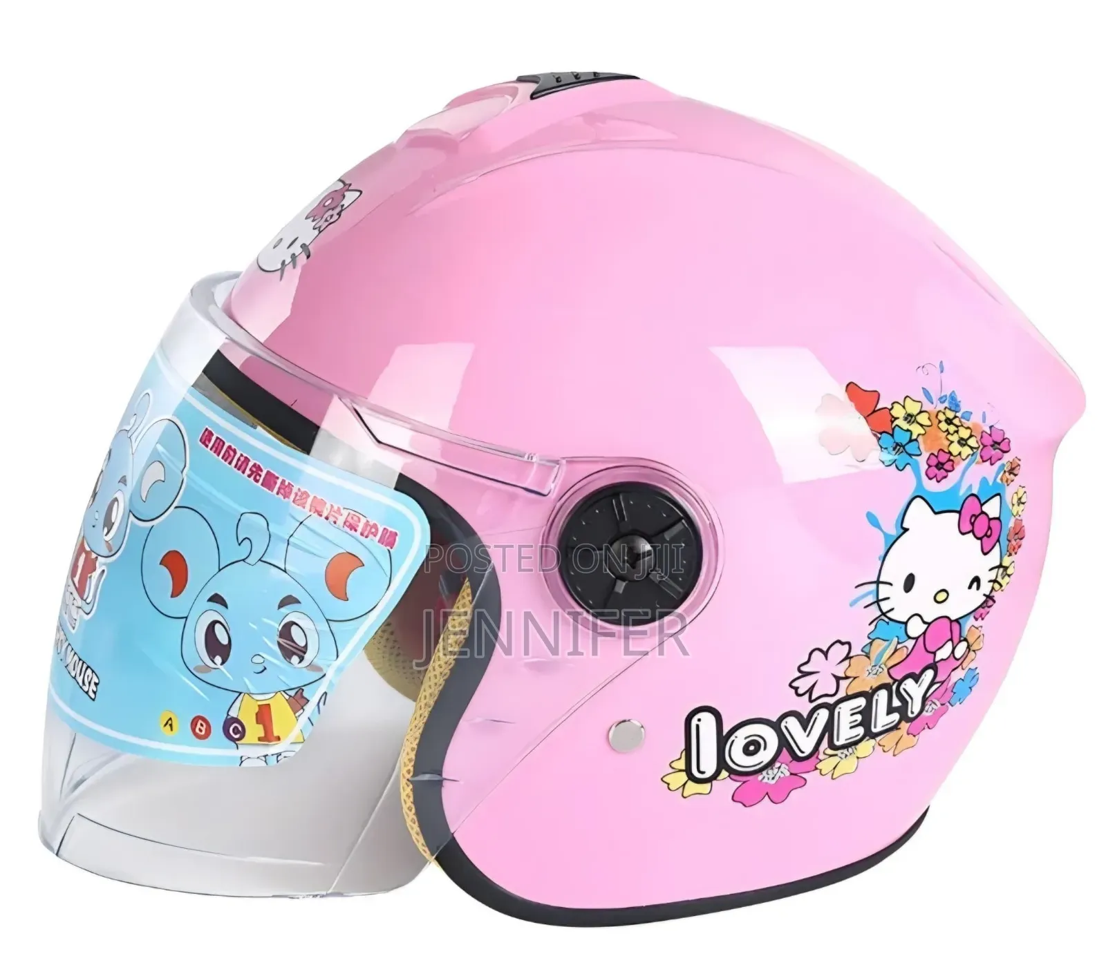 Open-face Kids' Motorcycle Or Scooter Helmet.