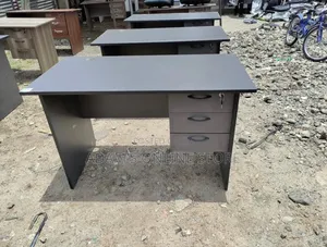 Grey Office Desk 122cm by 60cm