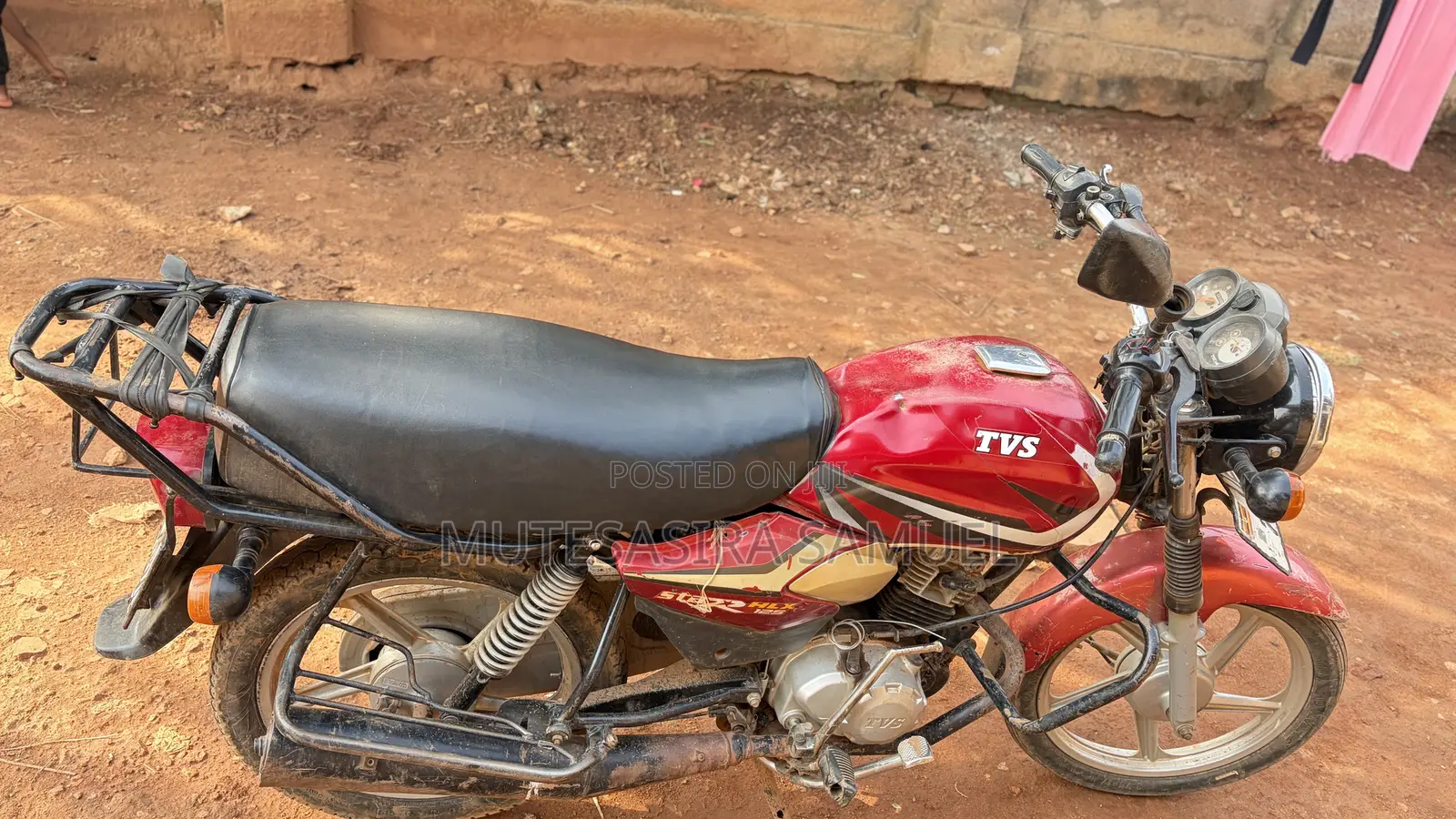 TVS HLX 125 2019 Red