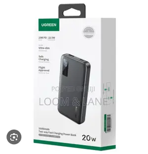 Ugreen 20000mah Two-Way Fast Charging Power Bank 20w