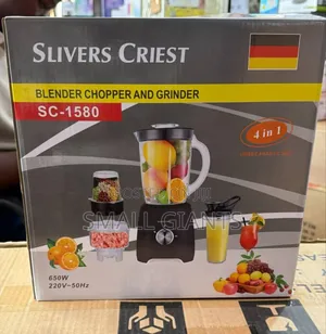 Slivers Criest Sc-1580 4-in-1 Blender, Chopper, and Grinder.
