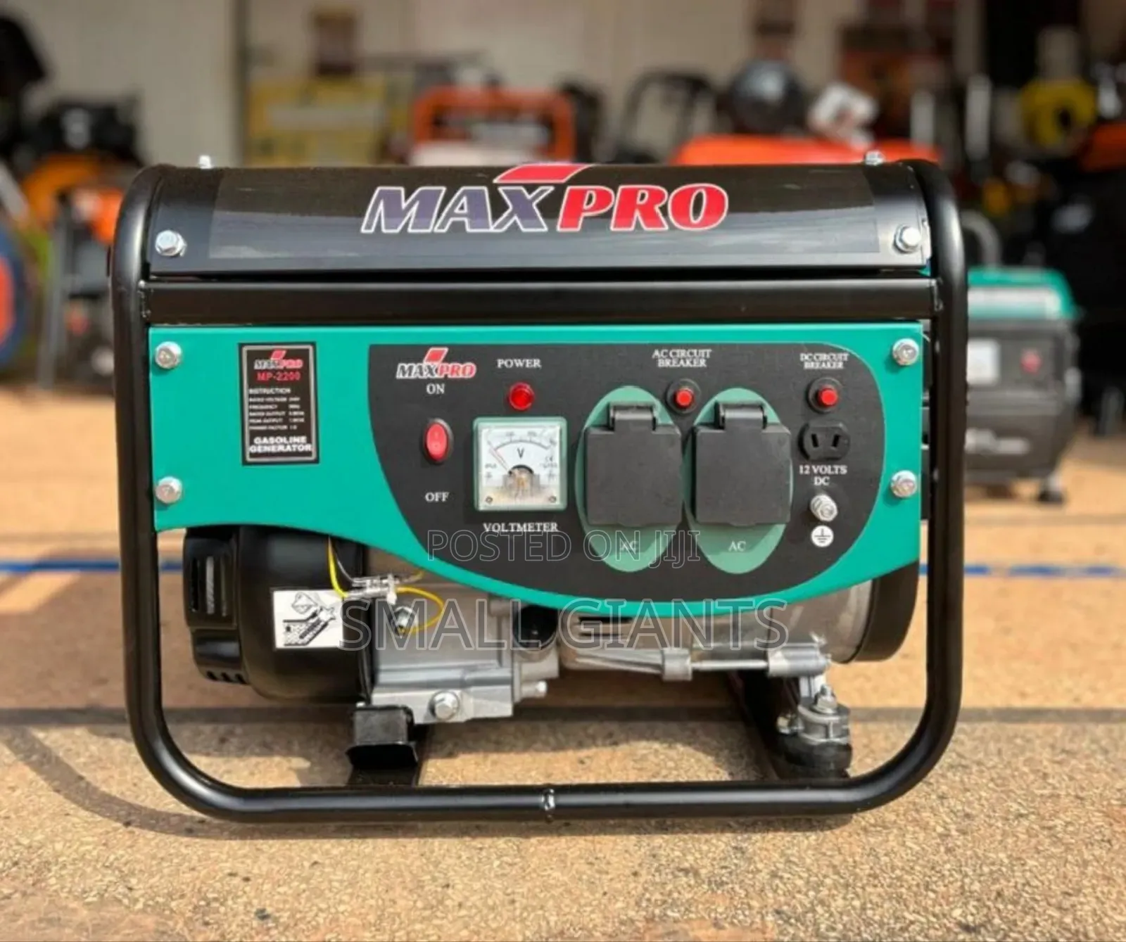 Max Pro Mp-2200 Gasoline Generator.